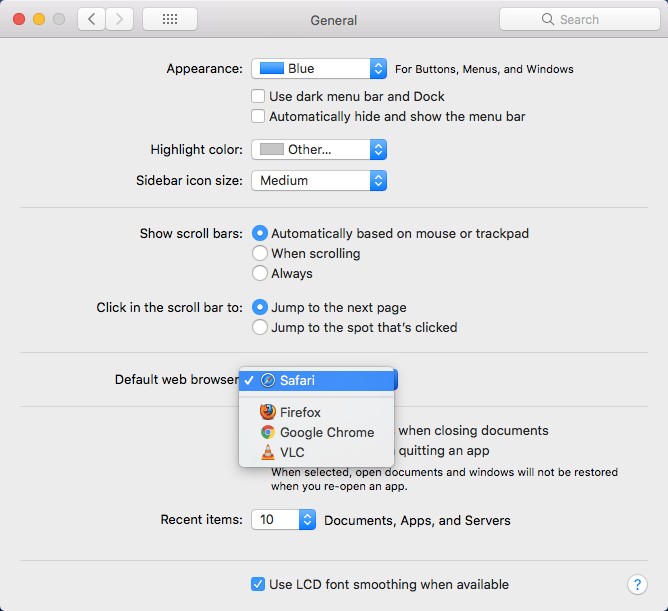 Trình duyệt mặc định MacOS 2 Cách thay đổi
