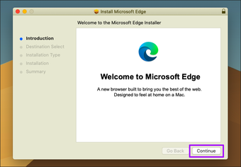 Panduan Penyediaan Microsoft Edge Chromium Mac 3