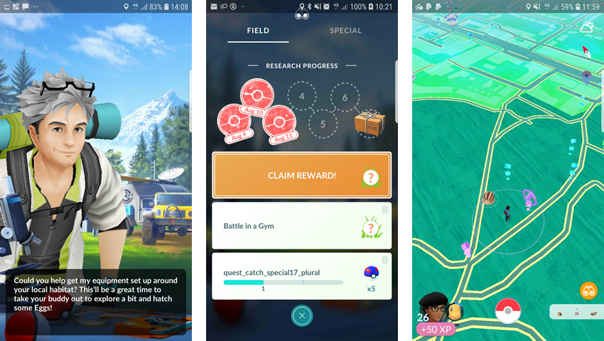Pencarian Pokemon Go Field Research: senarai misi dan ganjaran Mei 2
