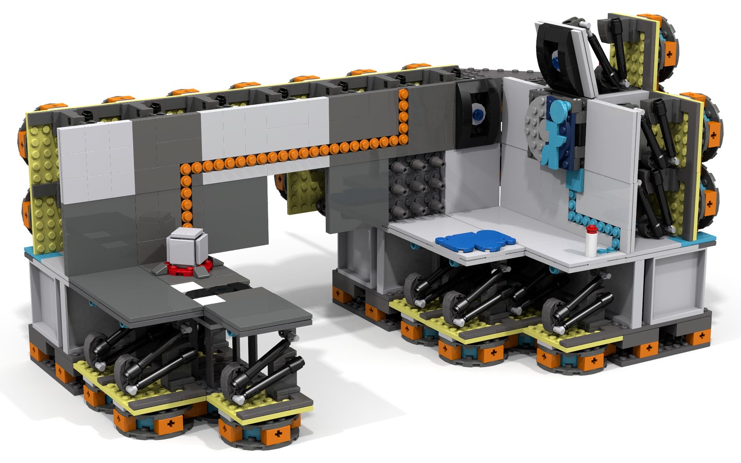 Создайте свое собственное пространство для тестирования портала с этим удивительным набором концепций Lego 85