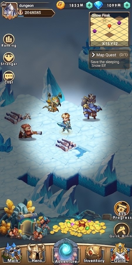 Brave Dungeon adalah RPG idle yang akan datang untuk Android yang juga akan mempunyai mod catur auto 1
