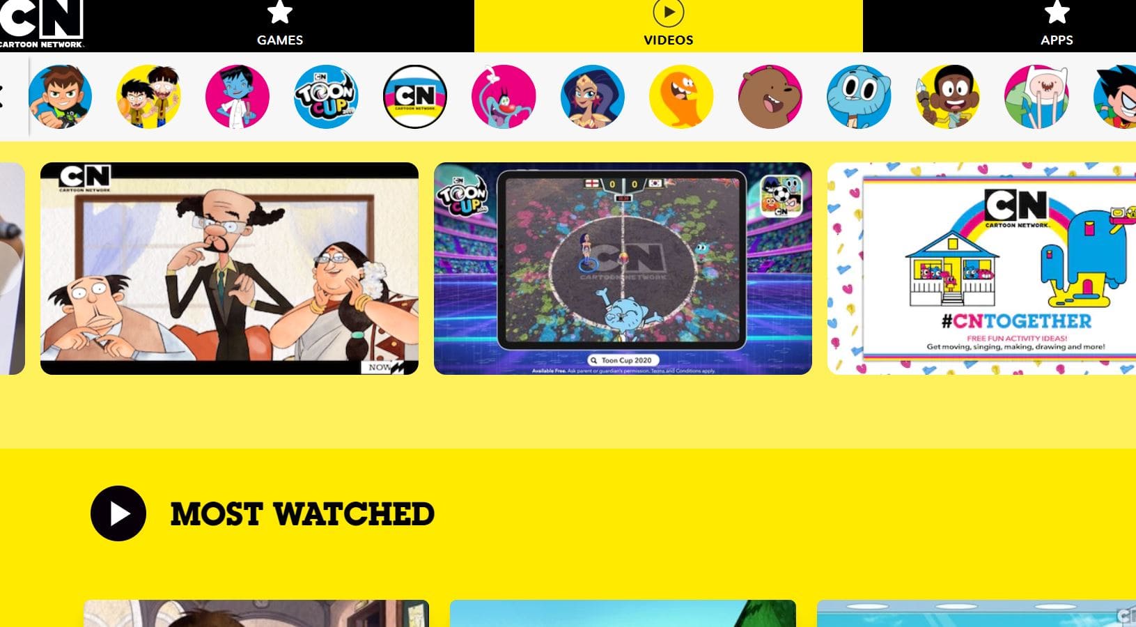 Cartoon Network free to watch 2020 min