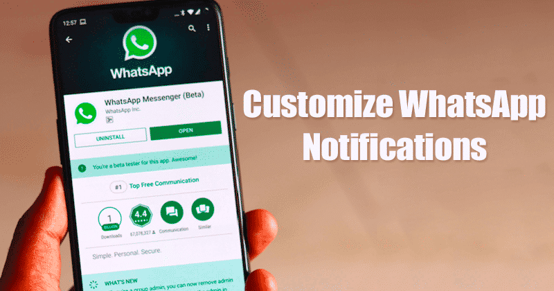 Cara Menyesuaikan Pemberitahuan WhatsApp pada tahun 2020
