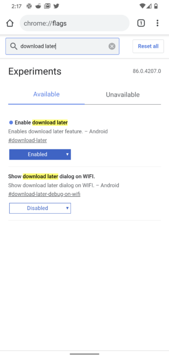 Google membawa muat turun berjadual ke Chrome untuk Android 1
