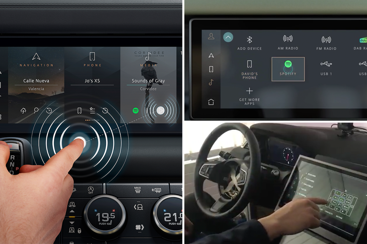 Jaguar membuat 'skrin sentuh tanpa sentuh' yang tahu di mana anda perlu tekan - untuk mengawal alat atau kereta anda
