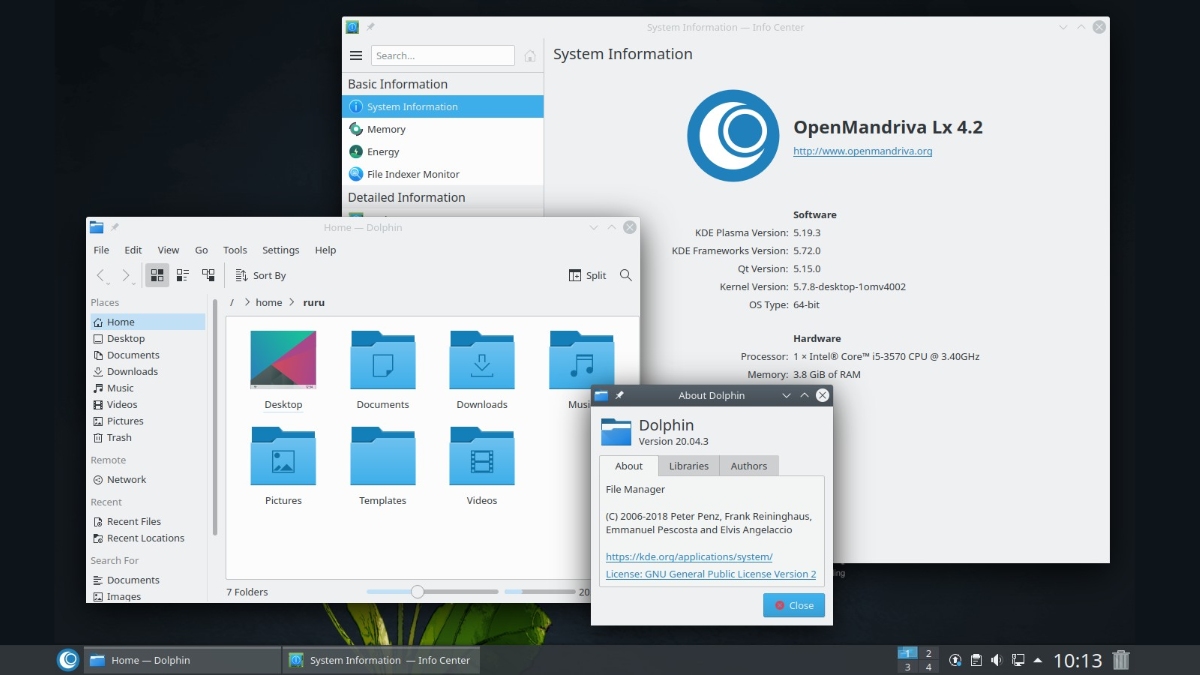 OpenMandriva Lx 4.2 Alpha Released With Linux 5.7.8 And Plasma 5.19.3