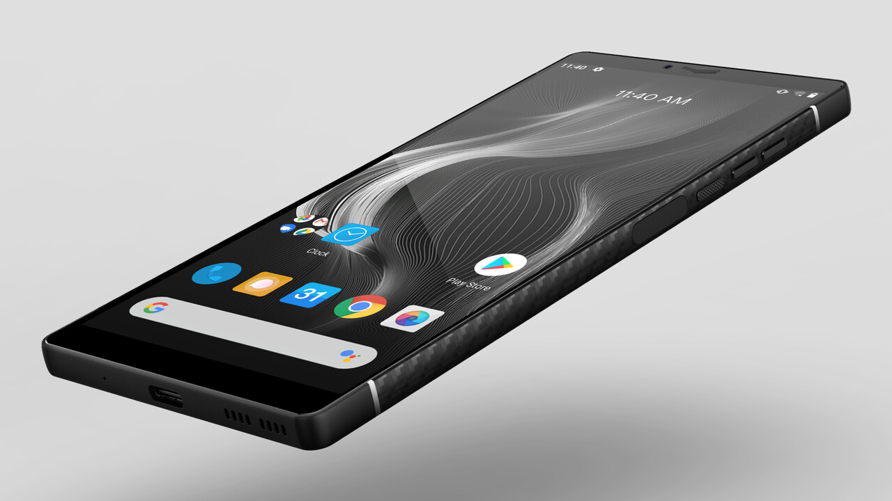Karbon-Smartphone: Das 6,3 mm dünne Carbon 1 MK II wiegt nur 125 Gramm