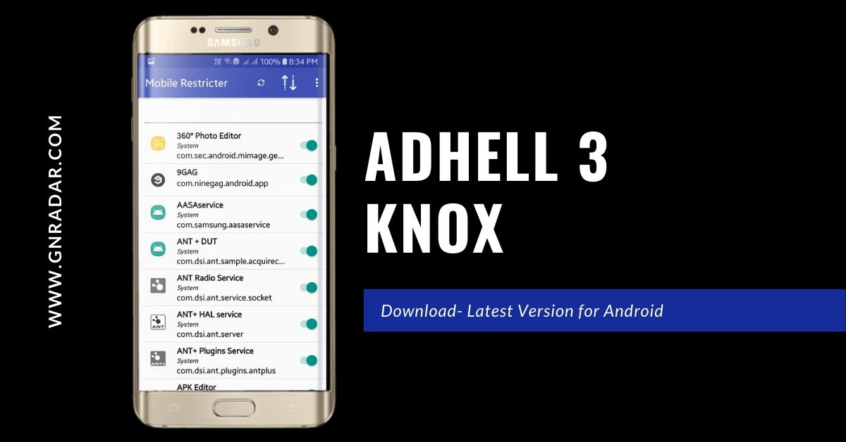 Stiahnite si Adhell 3- Knox v3.1,1 pre Android 10, jedno používateľské rozhranie a viac Adblocker pre Samsung 66
