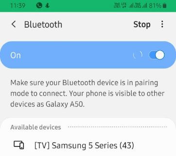 Ako opraviť Samsung Galaxy A50 Problémy s Bluetooth 249