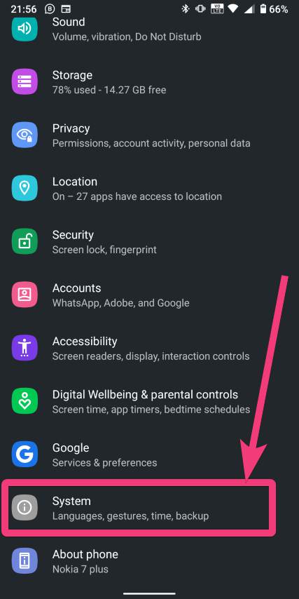 Ako povoliť a získať nový systém navigácie gestami v systéme Android 10 139