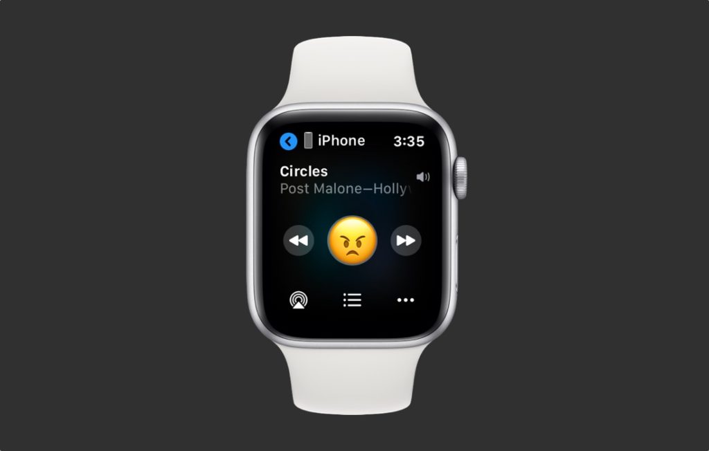 Ako vypnúť Apple Watch Prehrávajú sa ovládacie prvky hudby 288