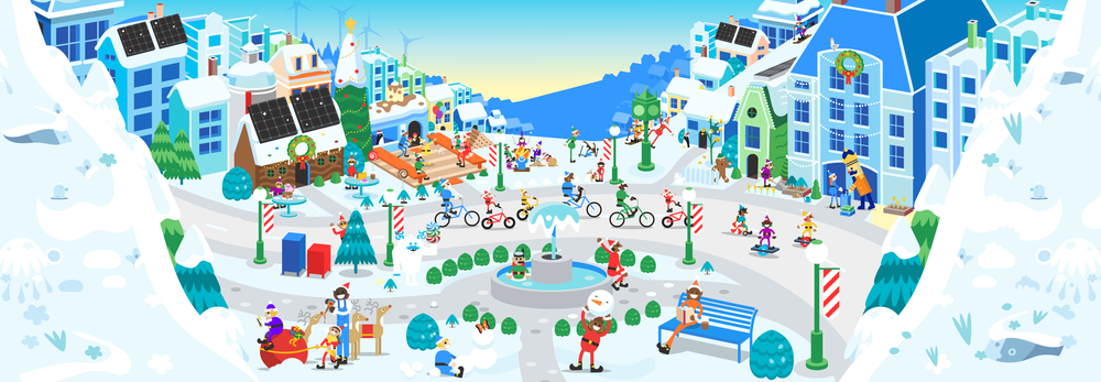 Google a Santa Claus sa spoja, aby priniesli vianočného ducha 262