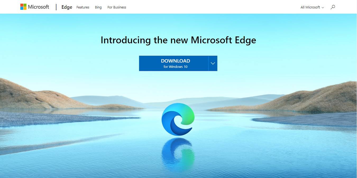 Ruky s novou Microsoft Edge (verzia Chromium) 240