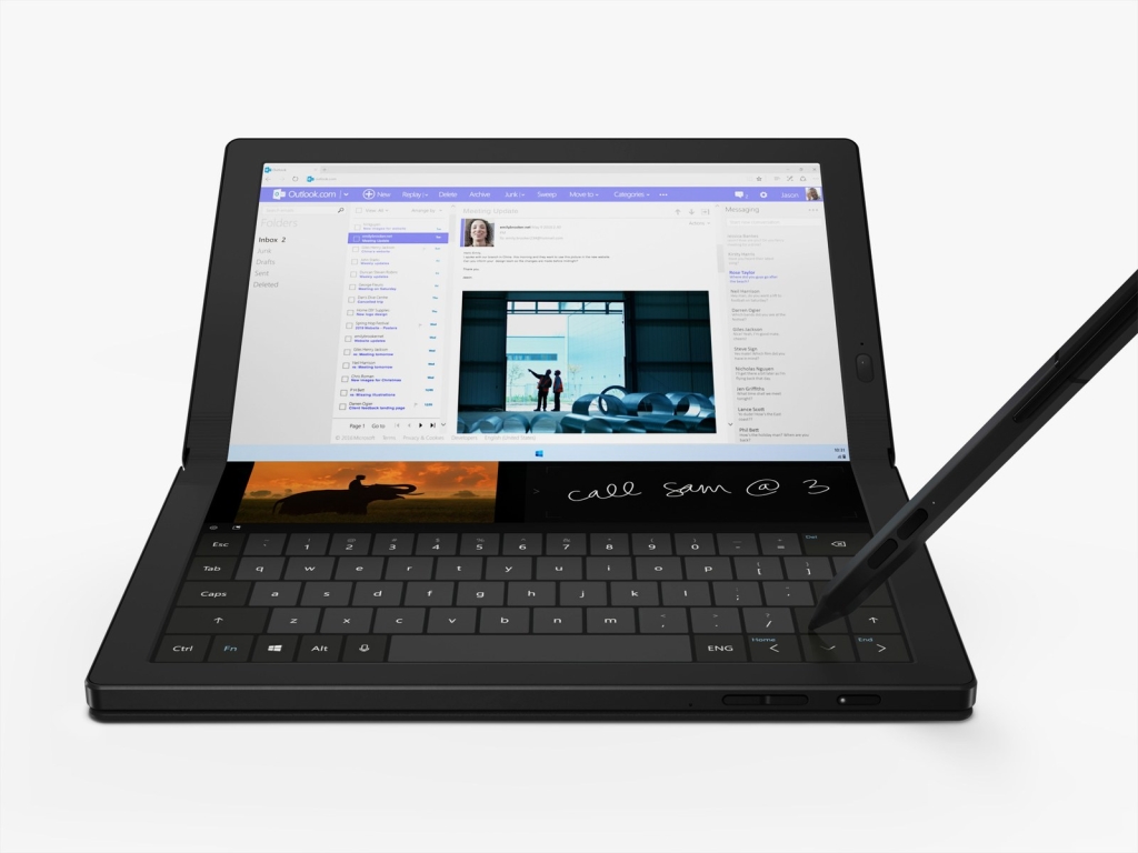 Thinkpad X1 Fold je notebook Lenovo so skladacou obrazovkou 13