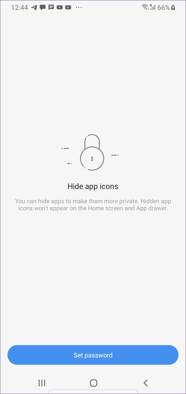 Spúšťač Android na skrytie aplikácií 5