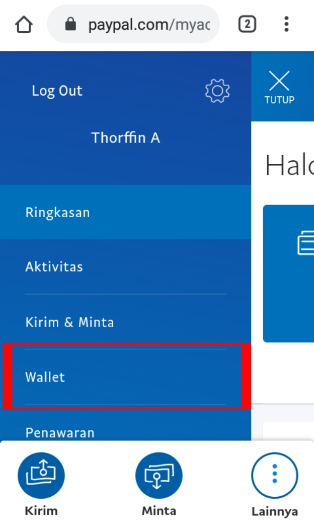 Ako pridať novú menu na Android PayPal 4