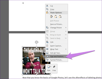 Zmena veľkosti všetkých obrázkov v programe Microsoft Word 9
