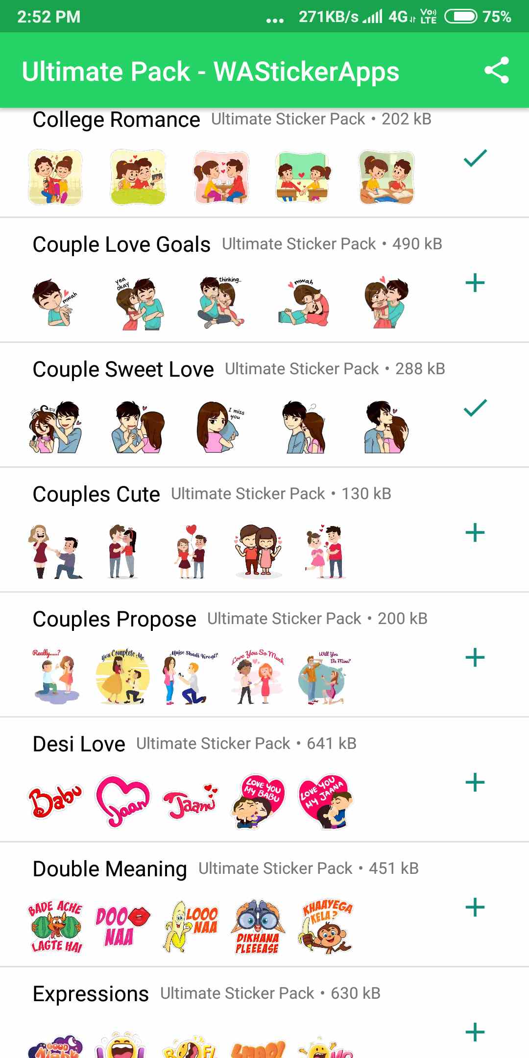 Stiahnite si Whatsapp Stickers APK With All Stickers