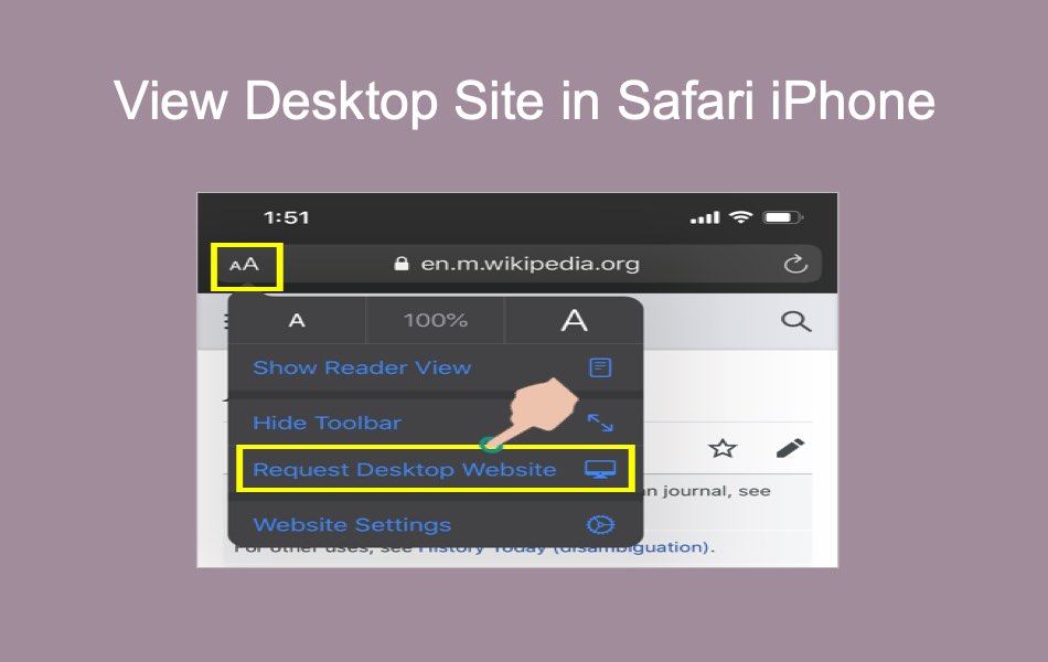 Ako zobraziť webovú stránku pre stolné počítače v prehliadači Safari iPhone?