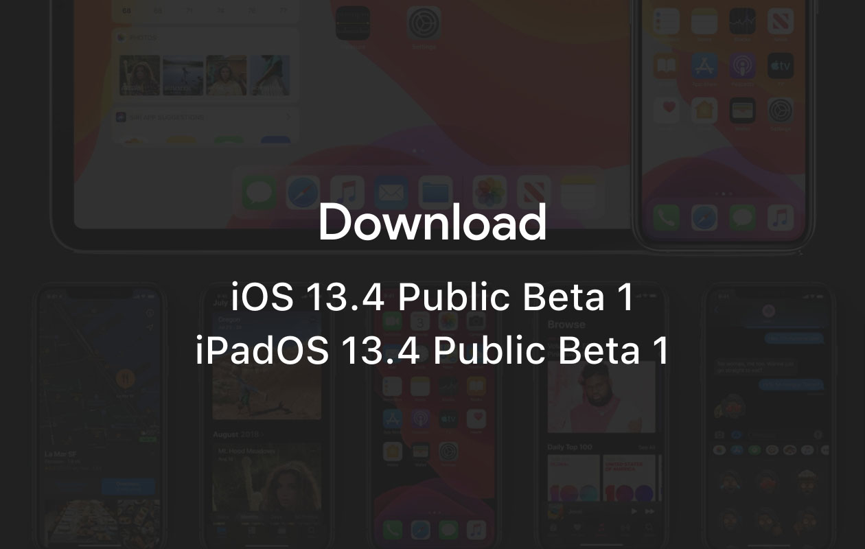 Apple Vydania iOS 13.4 & iPadOS 13.4 Verejné beta [Guide to Install] 105