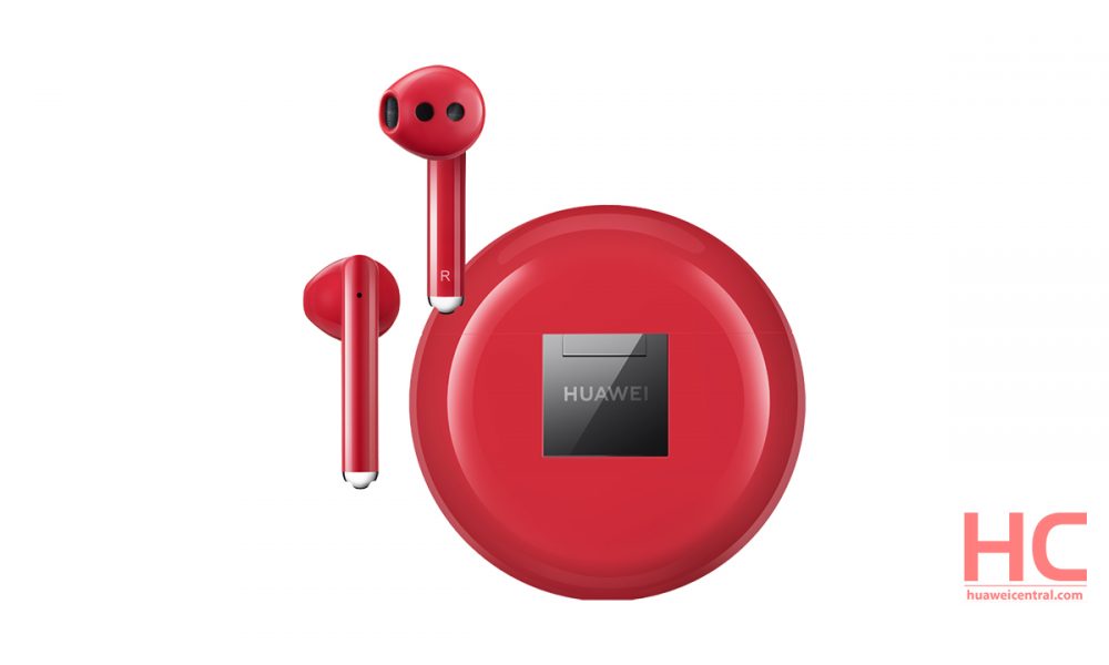 Nové červené vydanie Huawei FreeBuds 3 uvádza na trh v Spojených arabských emirátoch a Saudskej Arábii 343