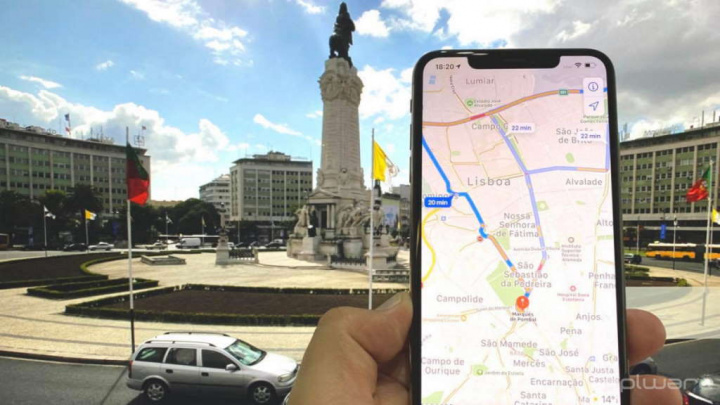 Teraz môžete na trase používať dopravné a dopravné trasy Apple Mapy Portugalska 322
