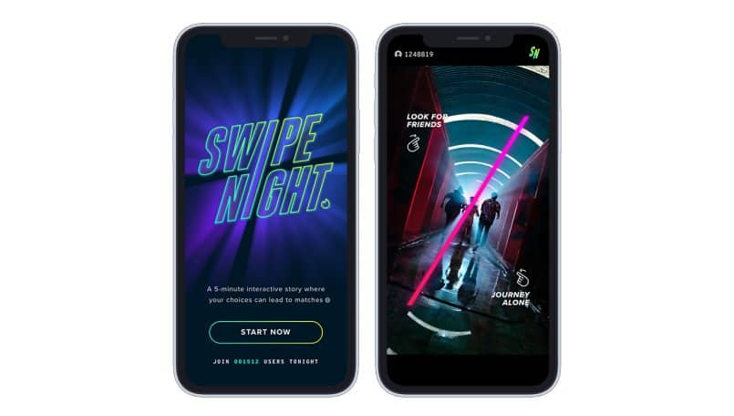 Tinderova interaktívna adventúra série „Swipe Night“ prichádza budúci mesiac do Indie 45