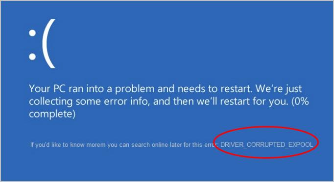 Windows Vista Ako opraviť Driver Poškodené Expool Chyba v systéme Windows Windows 10