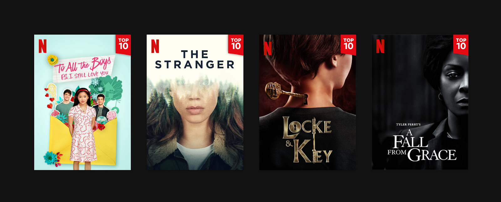 Top 10 odznaku Netflix