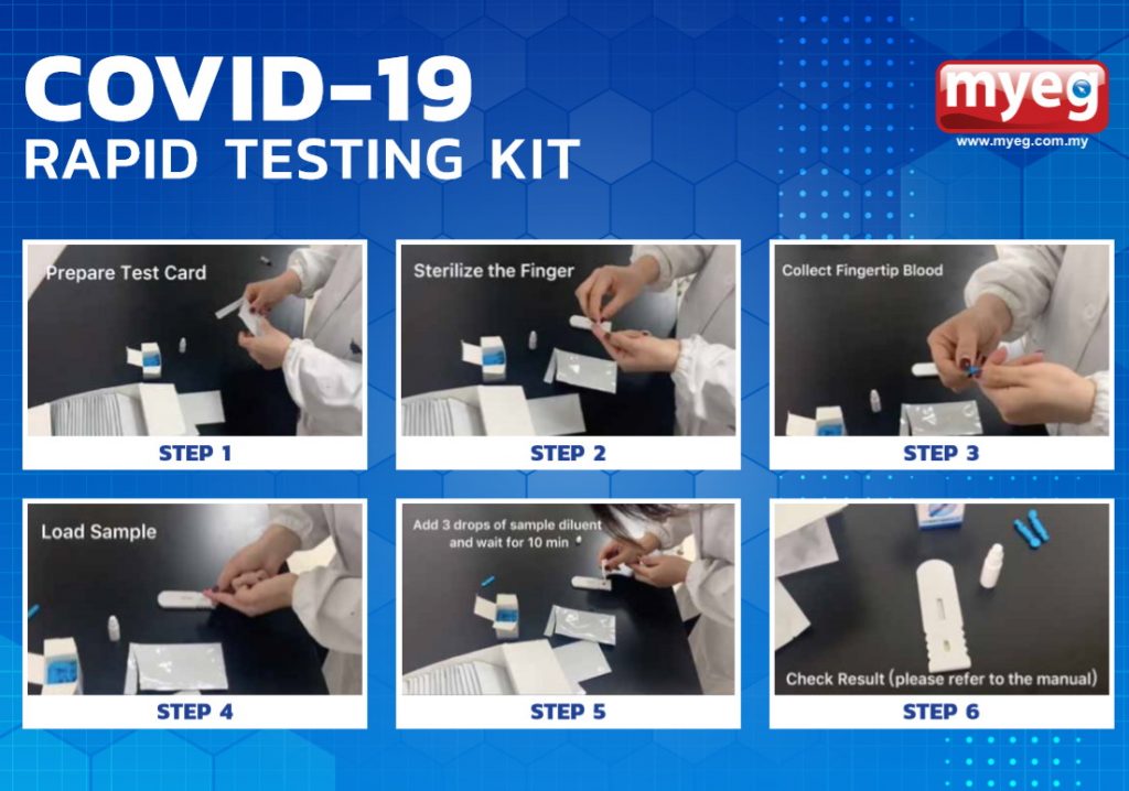 MyEG predáva rýchlu testovaciu súpravu COVID-19 pre RM 99; Produkuje výsledky za 30 minút 2