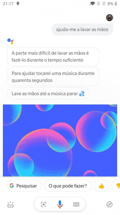 Google Assistant    Umyte si ruky (2)