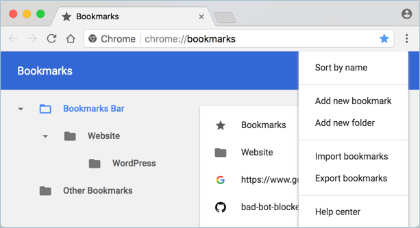 Ako importovať a exportovať záložky v prehliadači Google Chrome? 4