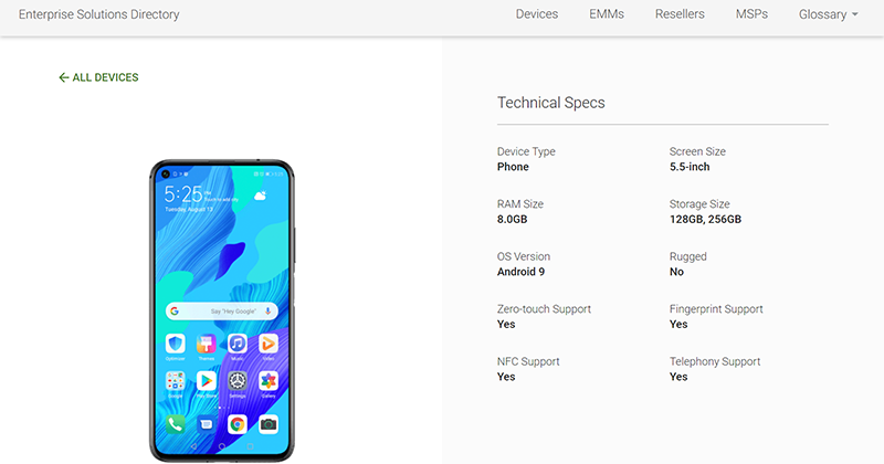 Android odhaľuje kľúčové špecifikácie Huawei Nova 5T!