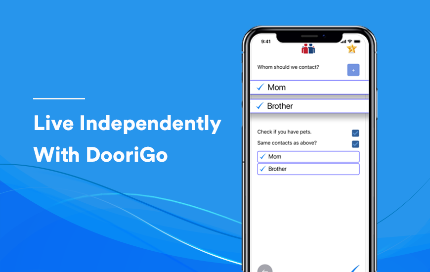 Aplikácia Doorigo informuje váš kontakt o tom, či sa s vami deje dobre 5