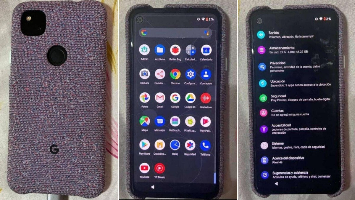 Google Pixel 4a spotted in new live images, reveals punch-hole display and fabric case