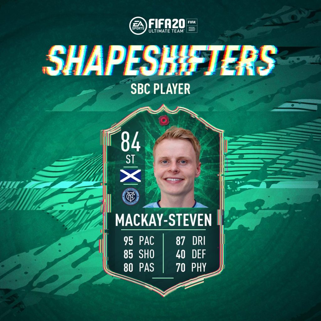 FIFA 20: Oznamuje sa karta SharyShifters Garyho Mackay-Stevena 1