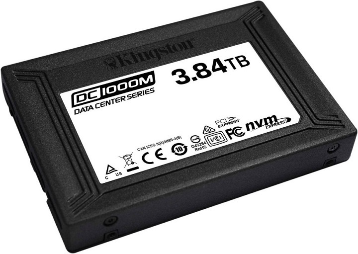 Kingston oznamuje U SSD.2 série DC1000M na použitie v dátových centrách 33