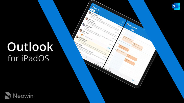 Program Outlook pre iPadOS bol aktualizovaný podporou viacerých úloh rozdeleného zobrazenia a posúvania 74