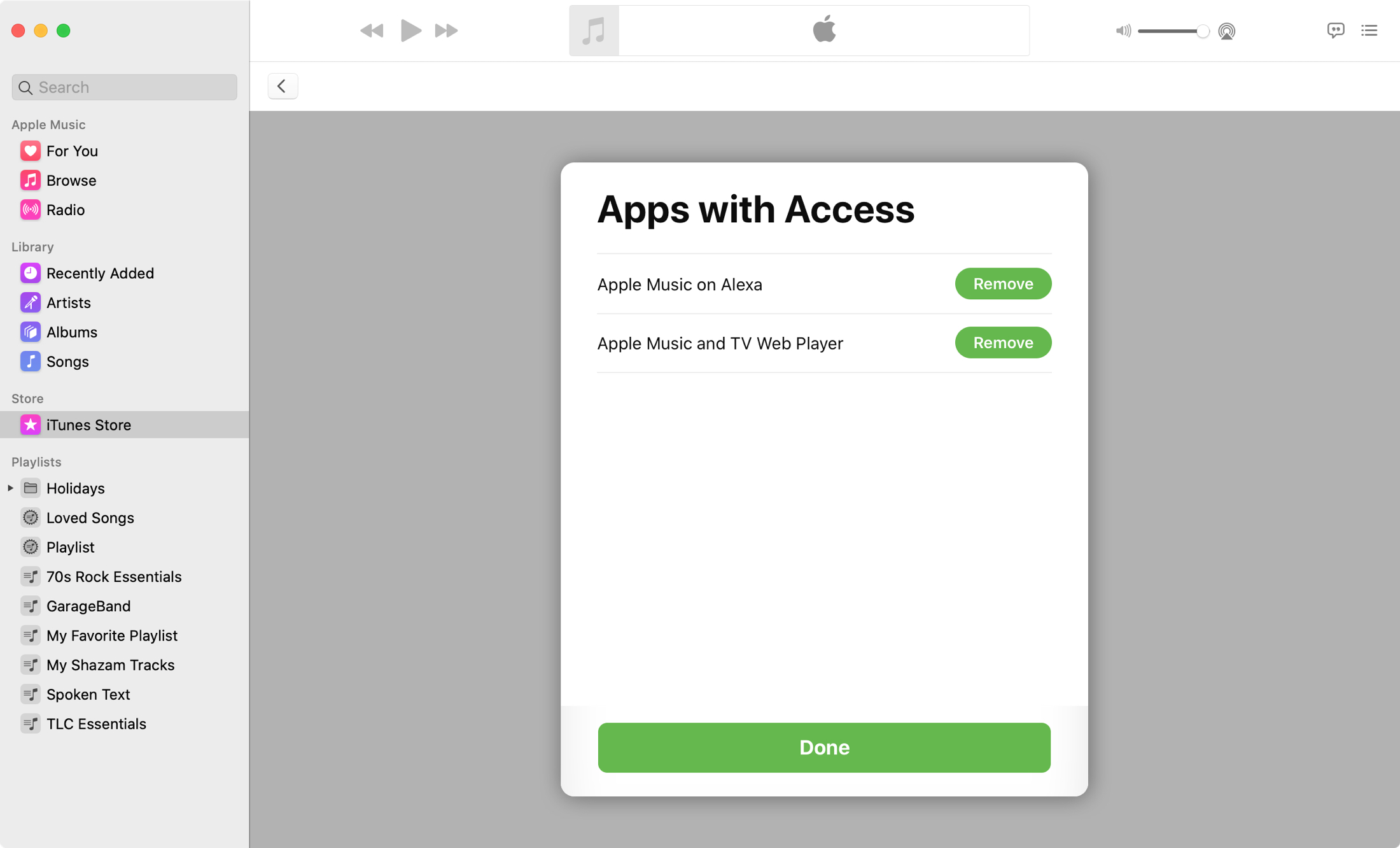 Takže vidíte aplikácie a služby s prístupom k vašej hudbe na iOS a Mac 9