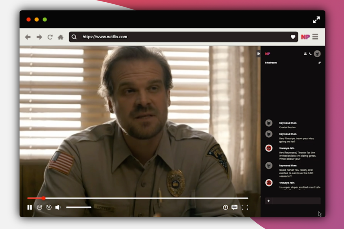 Ako používať rozšírenie Netflix Party Chrome na sledovanie filmov s priateľmi 1
