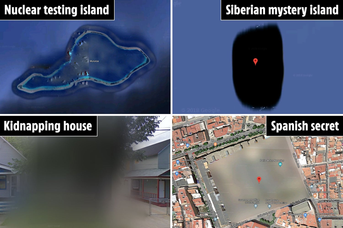 Mapy Google ZAKÁZANÉ miesta, ktoré nesmiete vidieť, vrátane väzníc a tajomného ruského ostrova 1