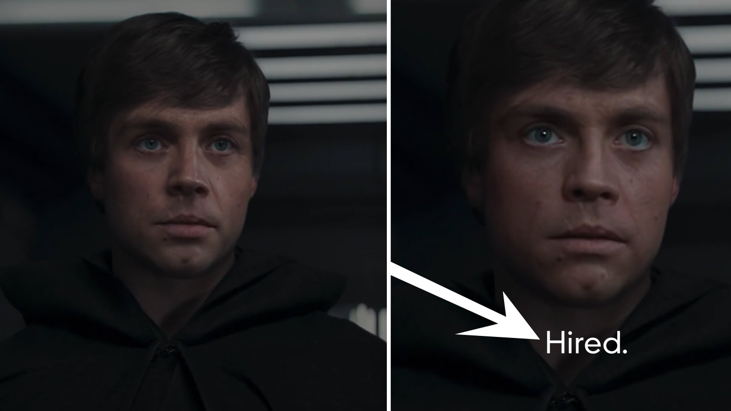 Spoločnosť Lucasfilm najala fanúšika Star Wars za úpravou tváre Luka