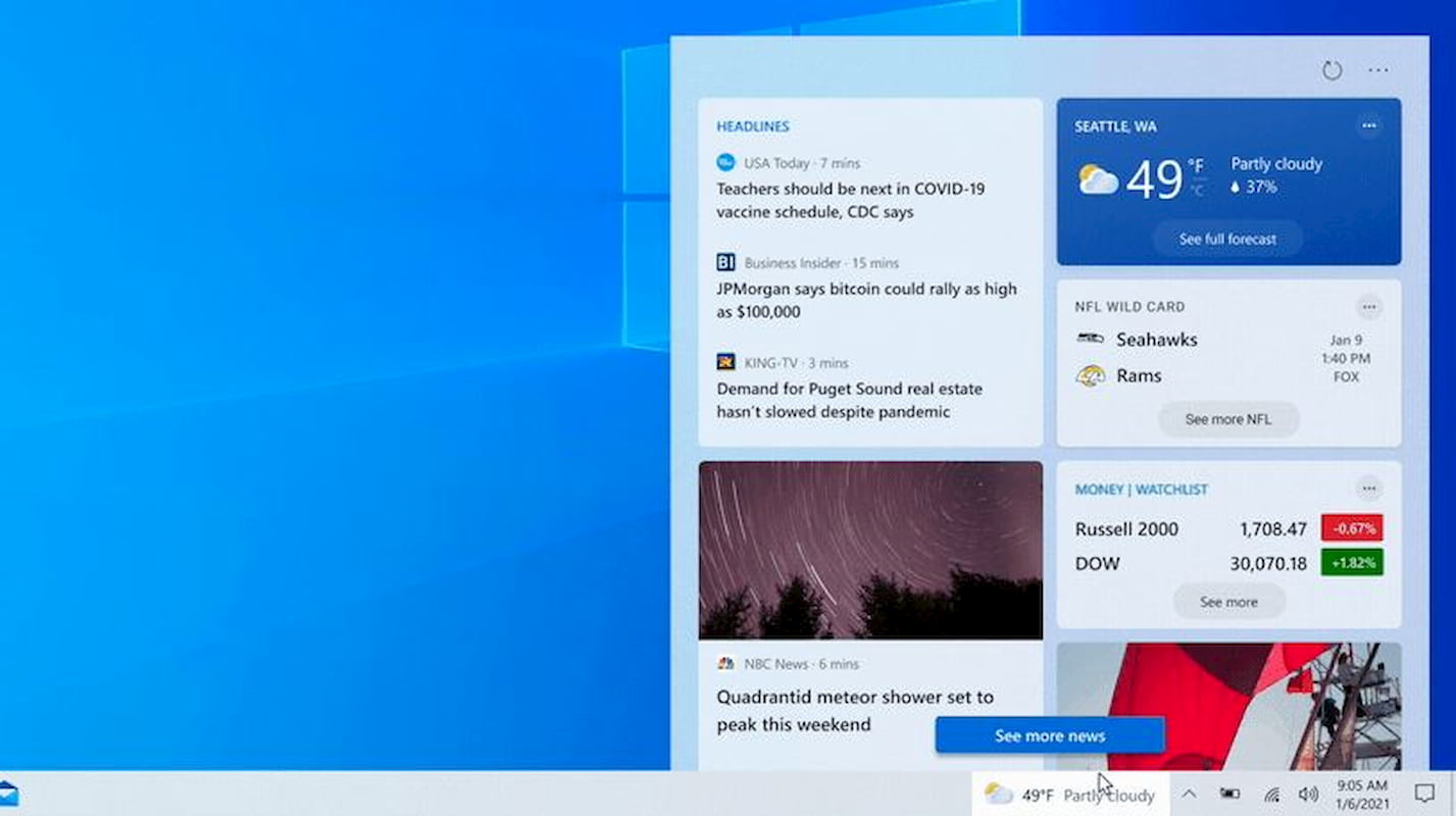 Windows 10 Insider Build 21286 prichádza s novou užitočnou aktualizáciou na paneli úloh