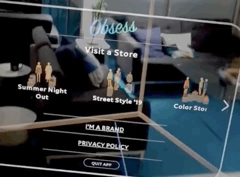Praktické: Aplikácia Magic Leap Obsess vám umožní vytvoriť vyskakovacie okno s obchodom s módou takmer kdekoľvek