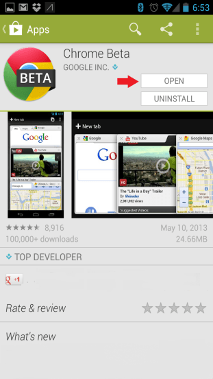 Google Play otvorený