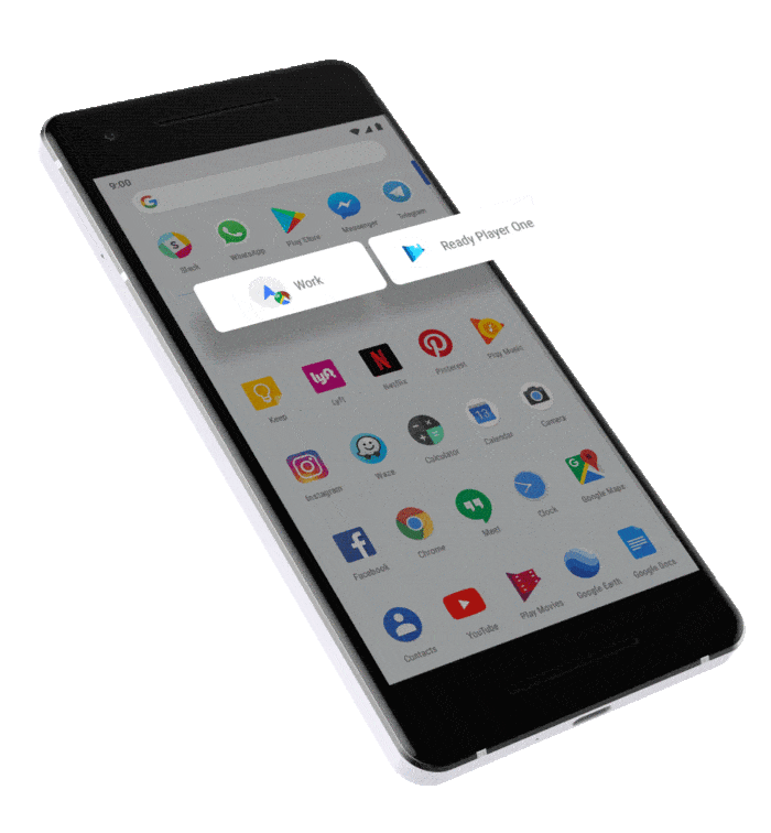 Akcie aplikácie Android Pie