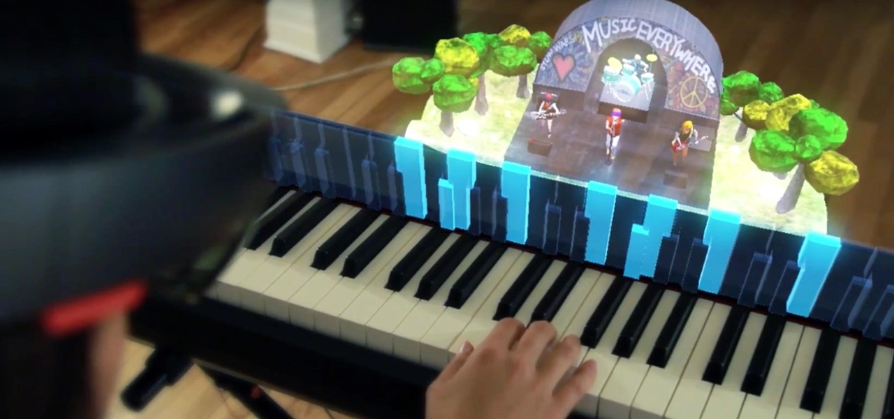 Dôkaz koncepcie: Hudba všade používa HoloLens na pomoc študentom klavíra v improvizácii