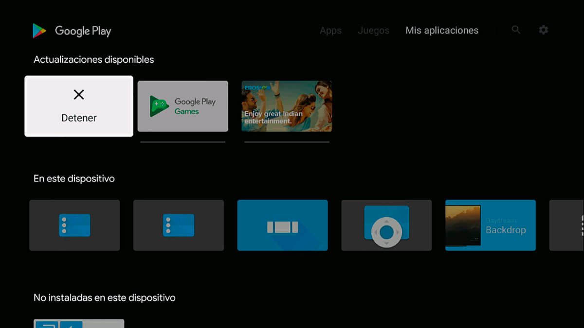 Aktualizácia aplikácií pre Android TV