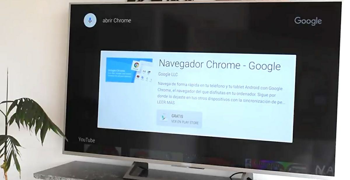 nainštalujte Chrome Android tv pomocou hlasového príkazu