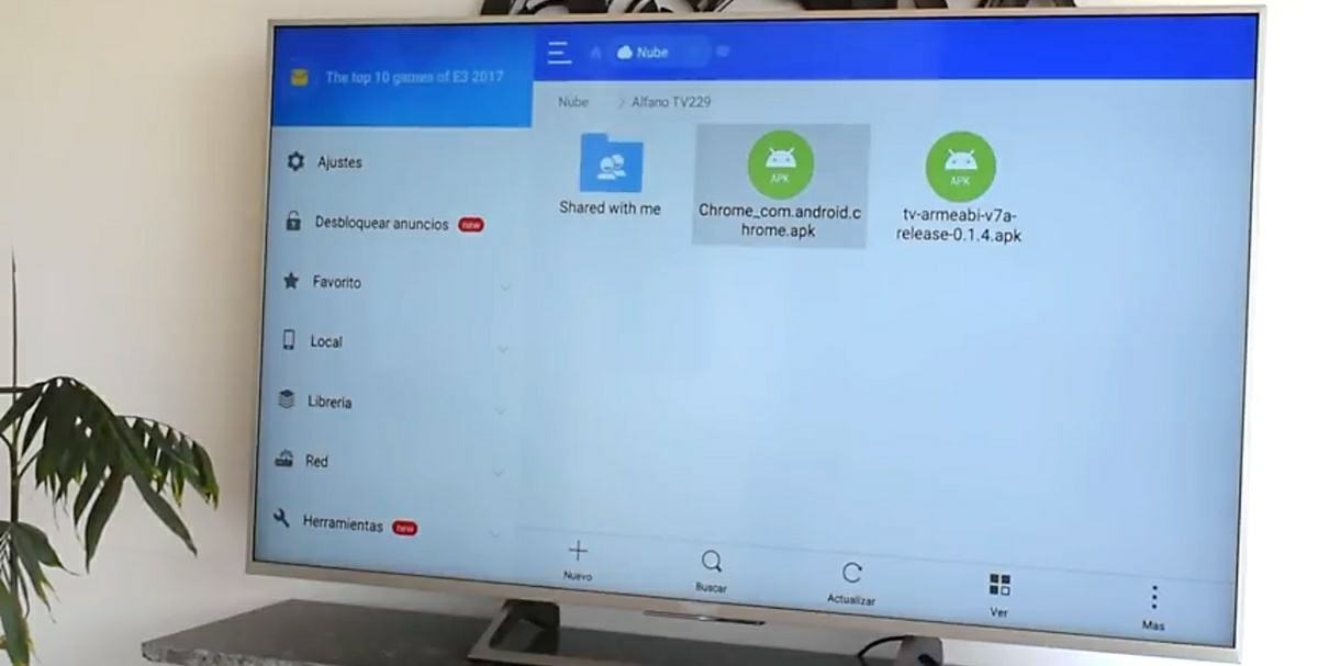 nainštalovať APK Chrome Android TV